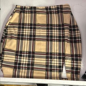 Chocolate Black and White High Waist Pencil Shorts